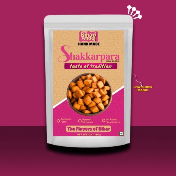 Shakkarpara – Traditional Sweet Diamond Snack | Made with Maida, Desi Ghee & Cardamom | Crunchy & Homemade | No Preservatives