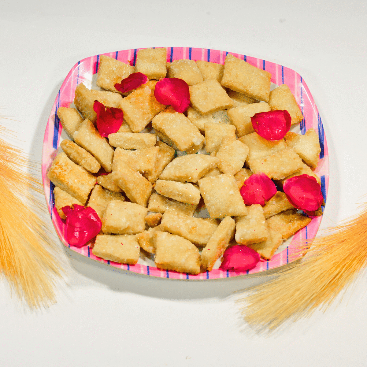 Shakkarpara – Traditional Sweet Diamond Snack | Made with Maida, Desi Ghee & Cardamom | Crunchy & Homemade | No Preservatives - Image 3
