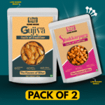 Sweet Combo – Sugar Gujiya & Sakarpala | Traditional Indian Sweets with Coconut, Ghee & Cardamom | Homemade Taste | No Preservatives